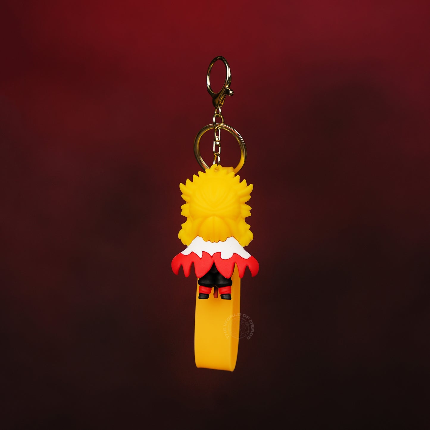 Kyojuro Rengoku Sword Pose Flame Keychain