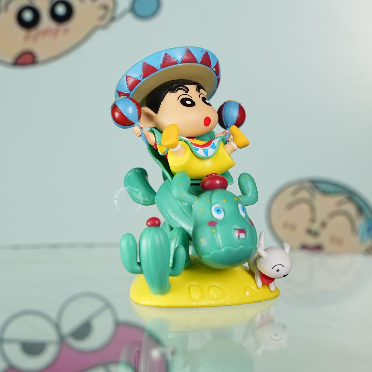 Shinchan Cactus Ride Figurine