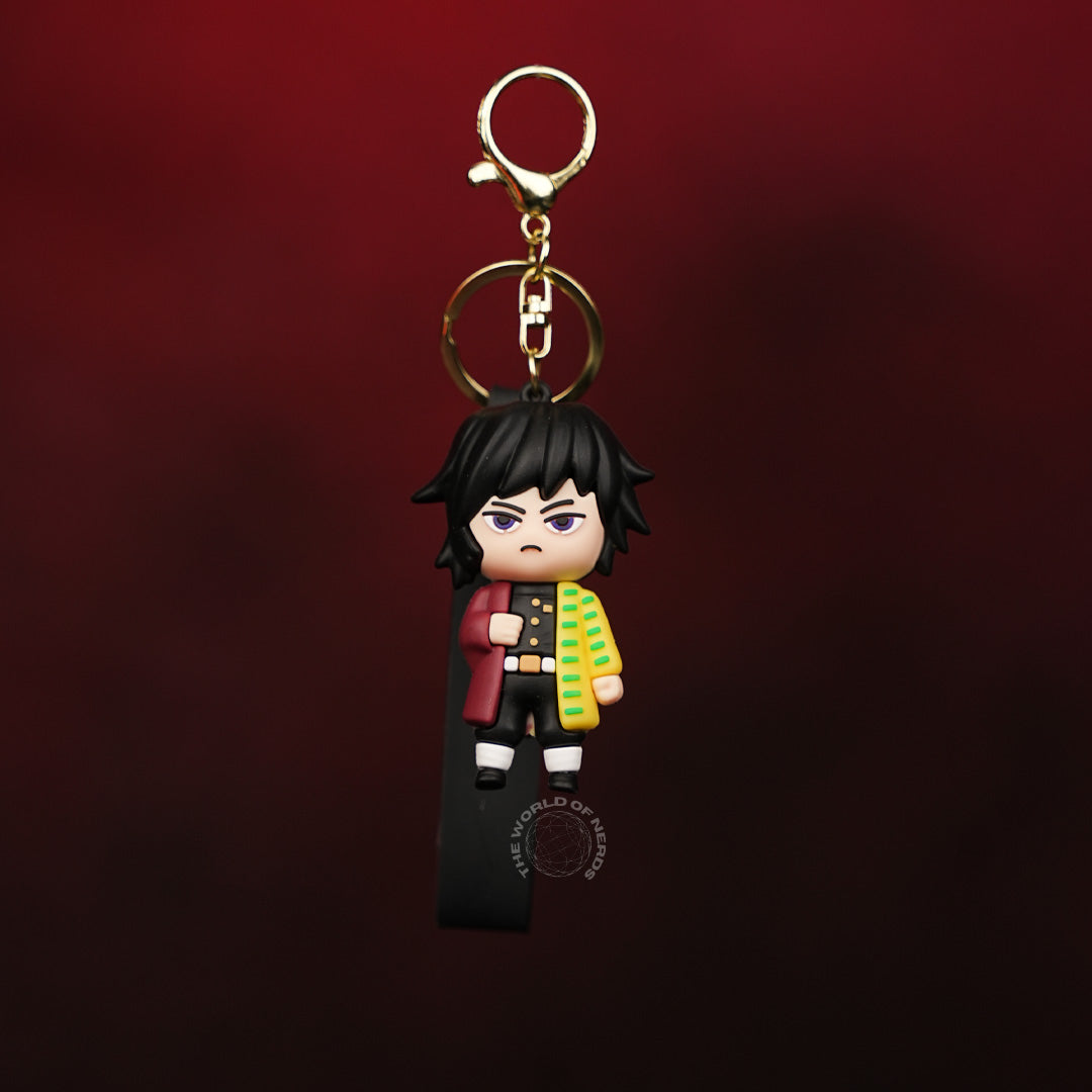 Giyu Tomioka Water Hashira Anime Keychain