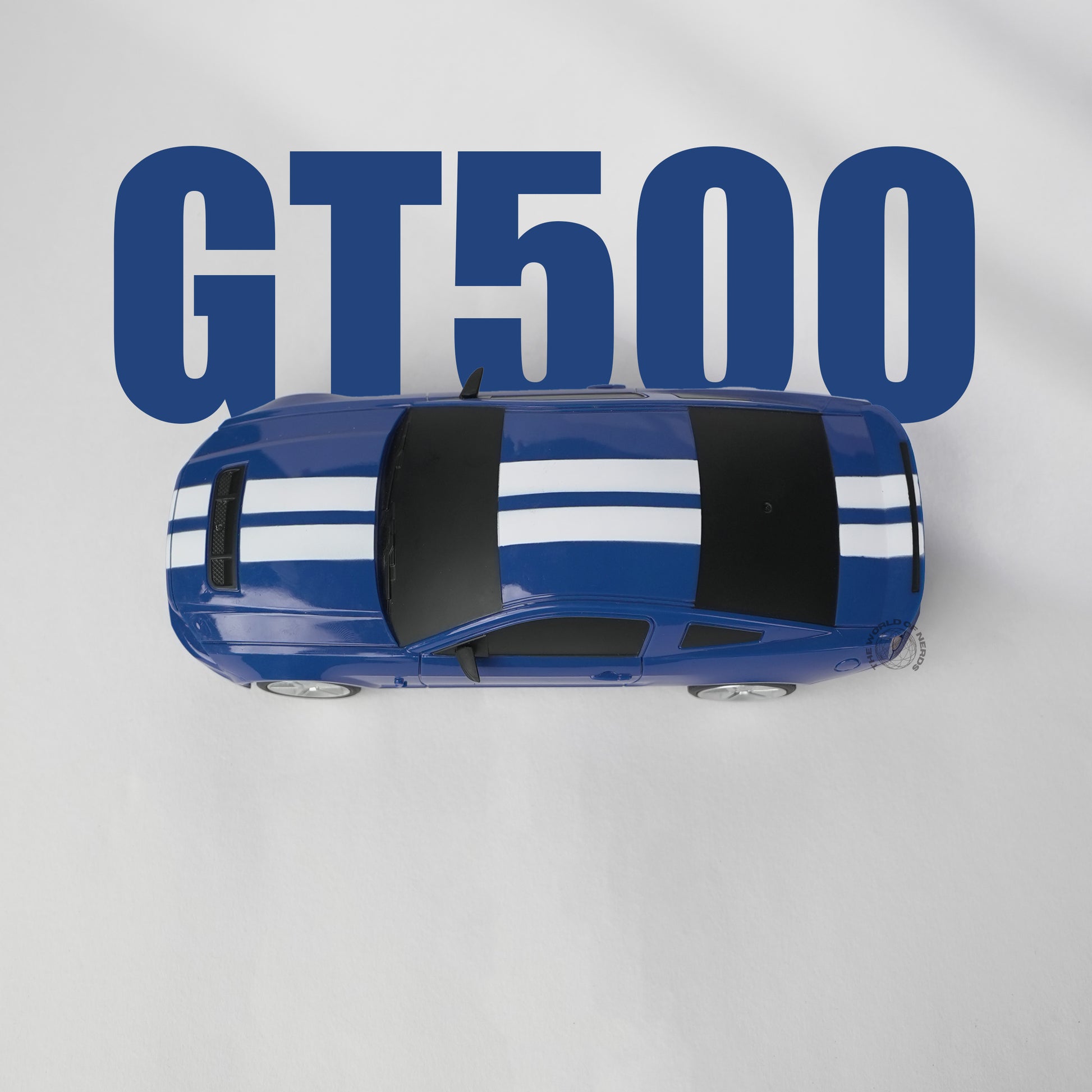 FORD Mustang SHELBY GT500-1:24-BLUE-R/C LICENSED - The World Of Nerds