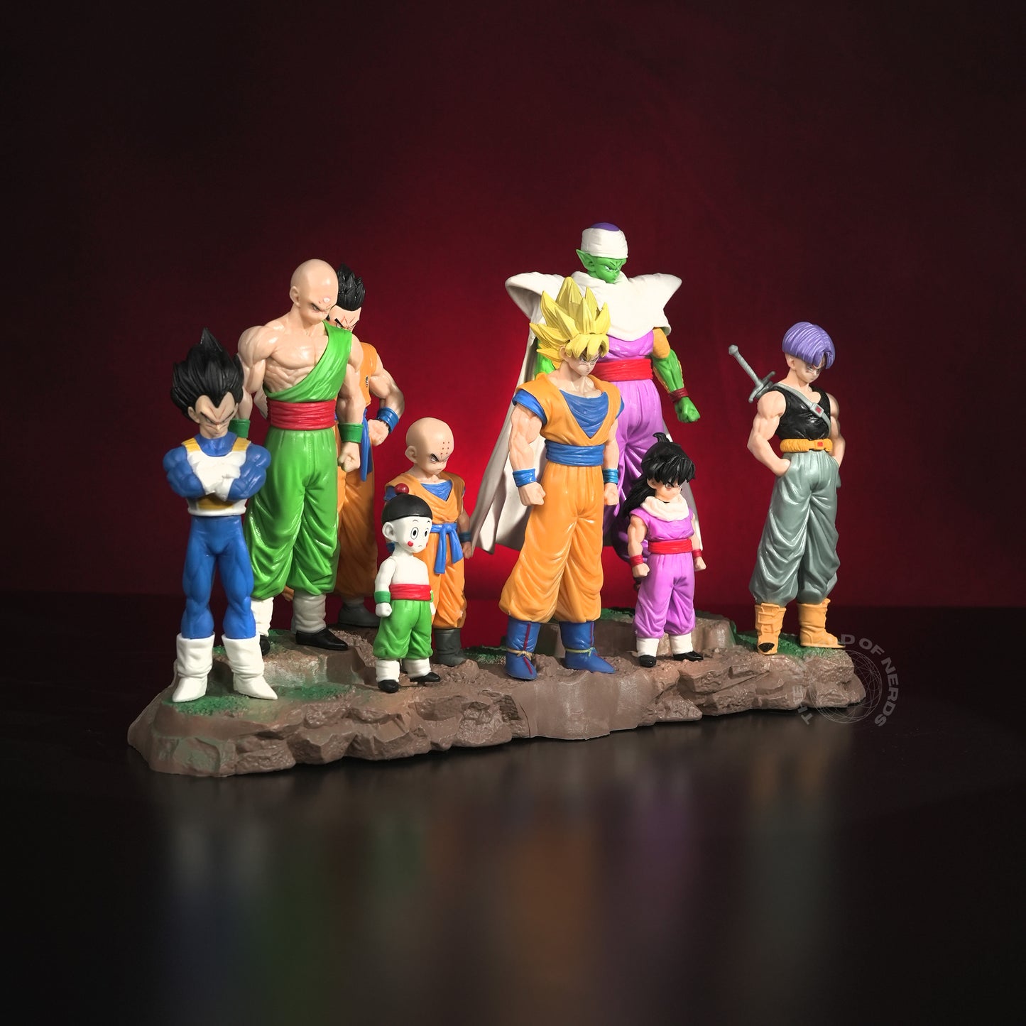 Dragon Ball Z Family Action Figure Set – Goku, Gohan, Piccolo, Vegeta & Team Collectible Display (36cm) - The World Of Nerds