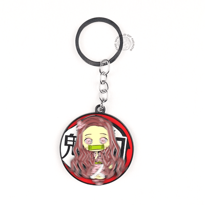 Nezuko Kamado Chibi Keychain – Demon Slayer Edition