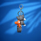Tom & Jerry Waving Duo Strap Keychain