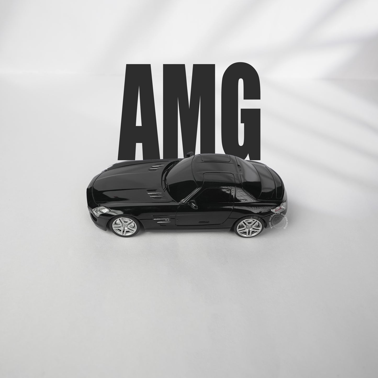 Mercedes-BENZ SLS AMG -1:24-BLACK-R/C LICENSED - The World Of Nerds