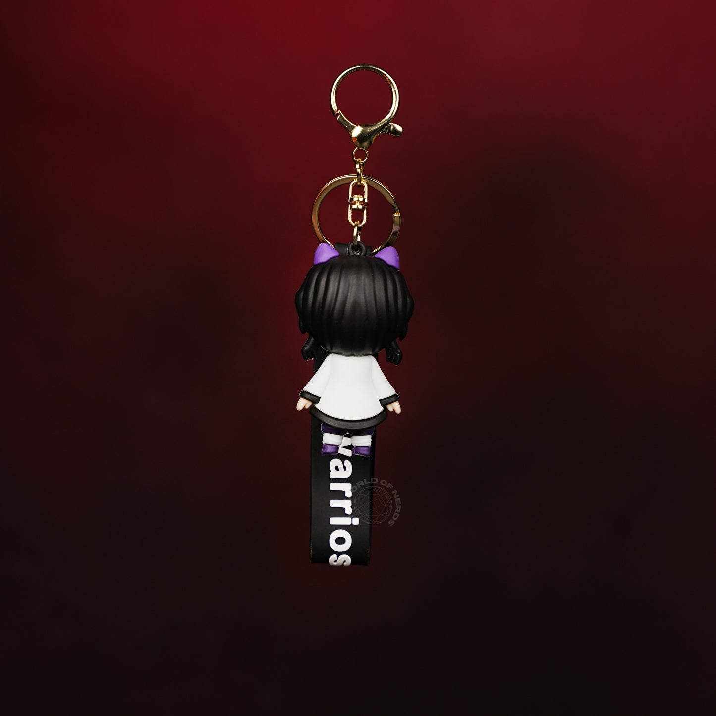 Shinobu Kocho Purple Outfit Chibi Keychain