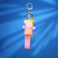 Orange Peppa Pig Character Strap Keychain