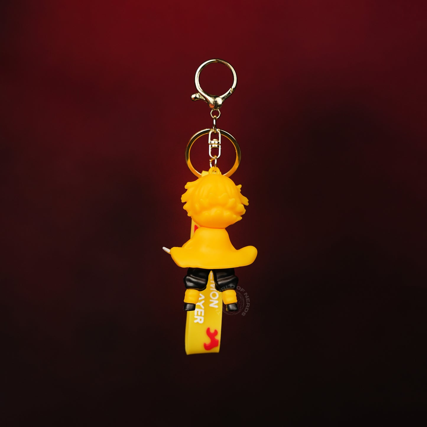 Zenitsu Agatsuma Thunder Strike Pose Keychain