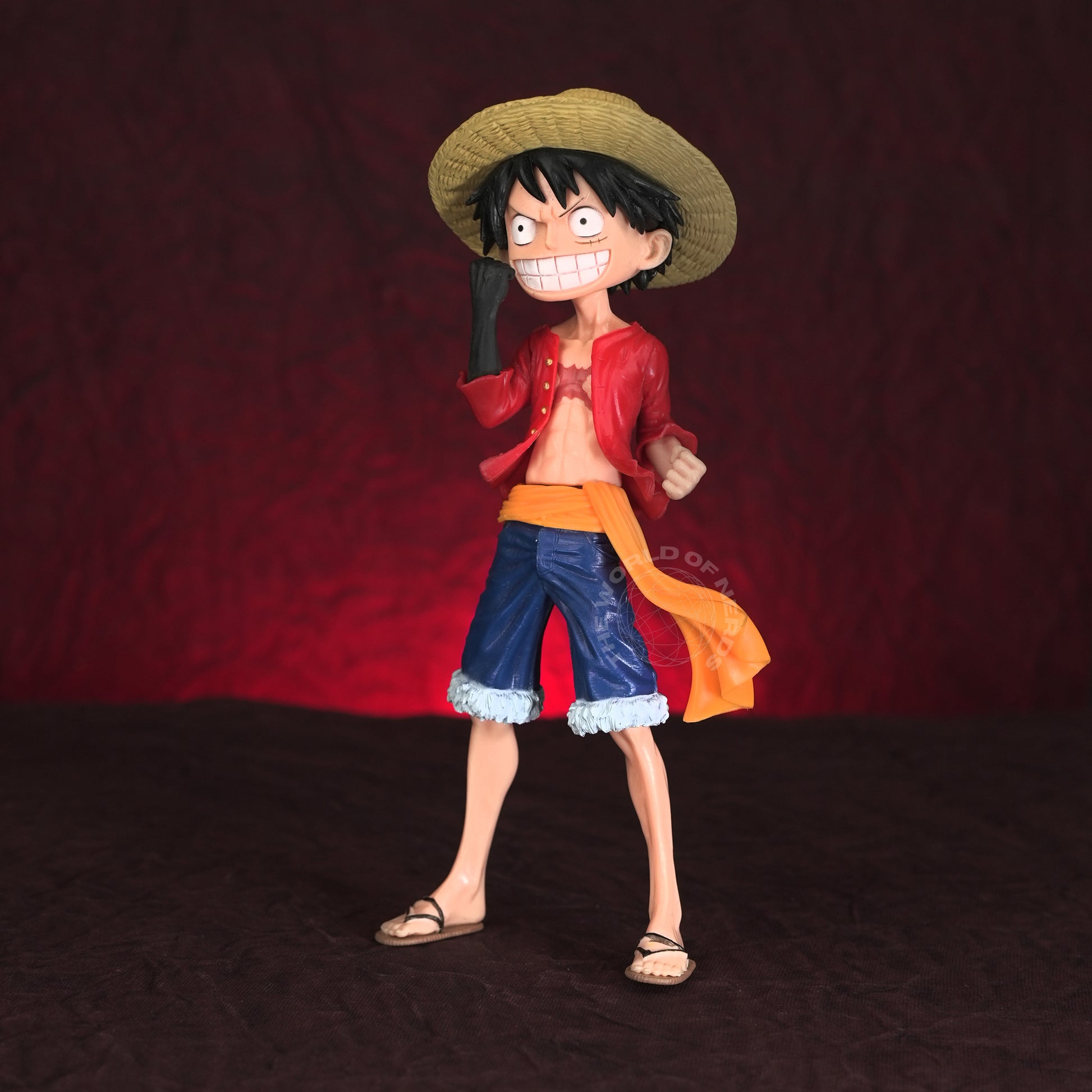 Monkey D. Luffy Action Figure 25cm – One Piece Anime Collectible Statue - The World Of Nerds
