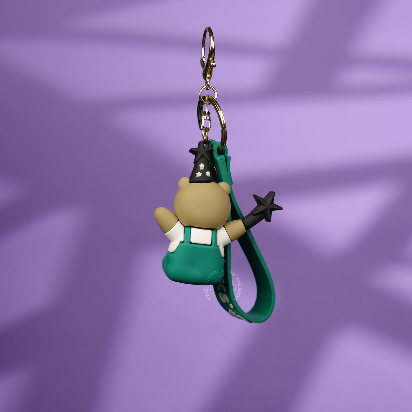 Teddy Bear Star Strap Keychain
