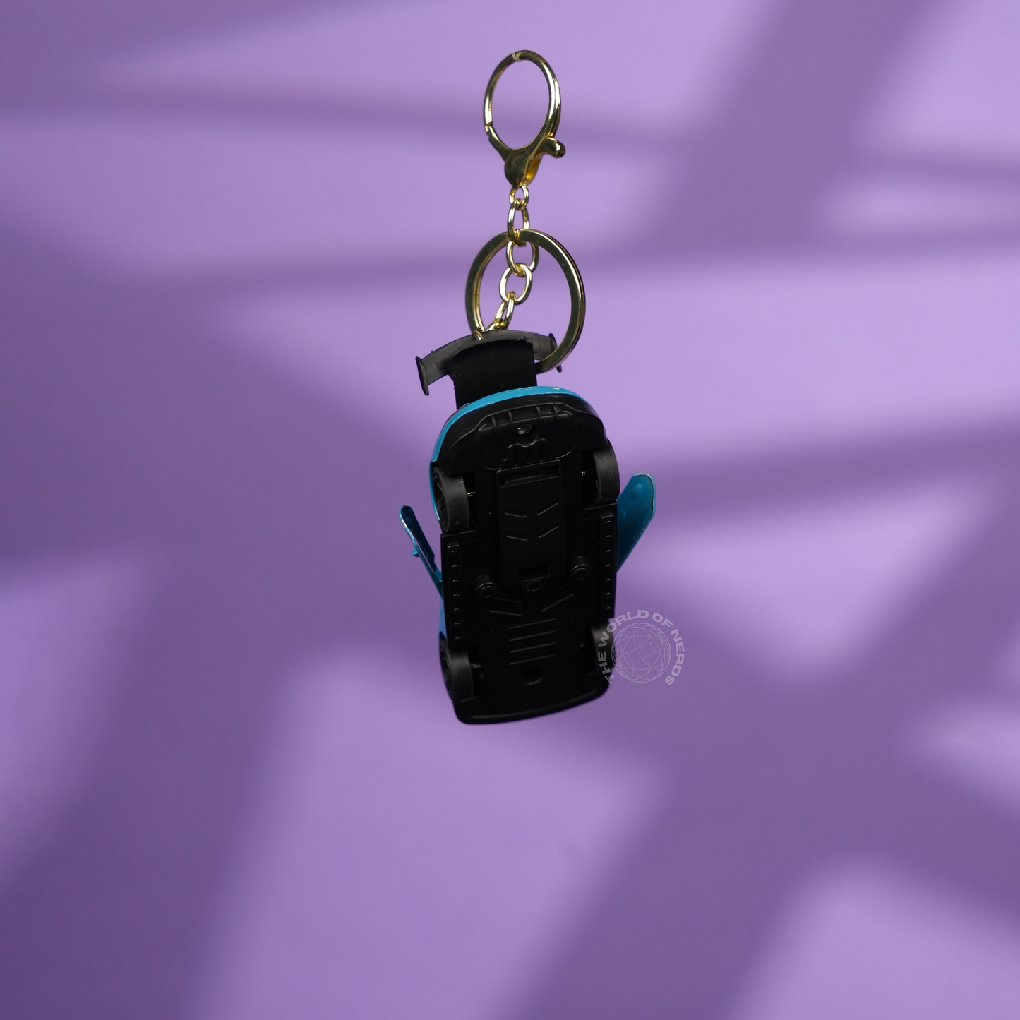 Blue Mercedes Car Keychain