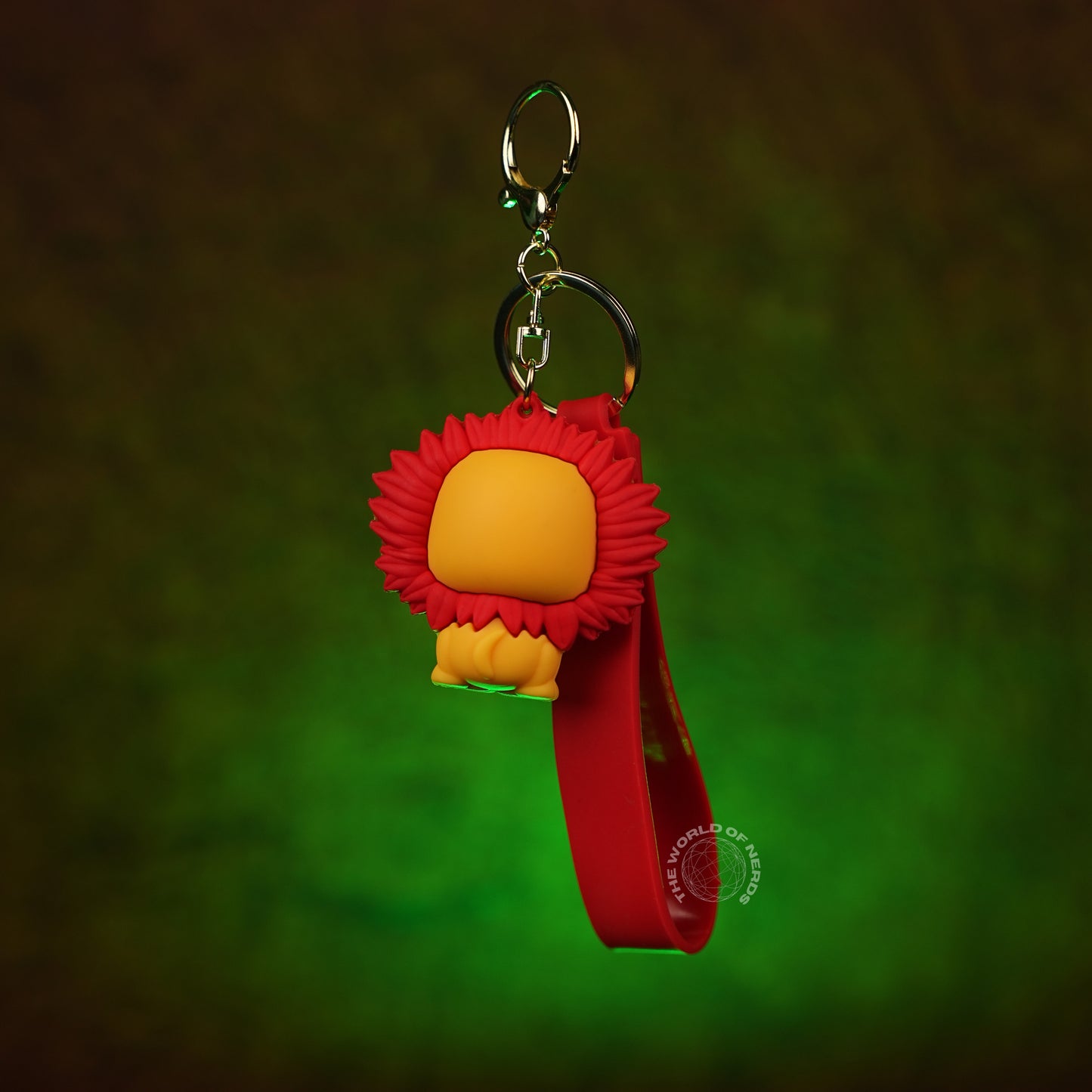 The Lion King Simba 3D Rubber Keychain with “Lion King” Strap - The World Of Nerds