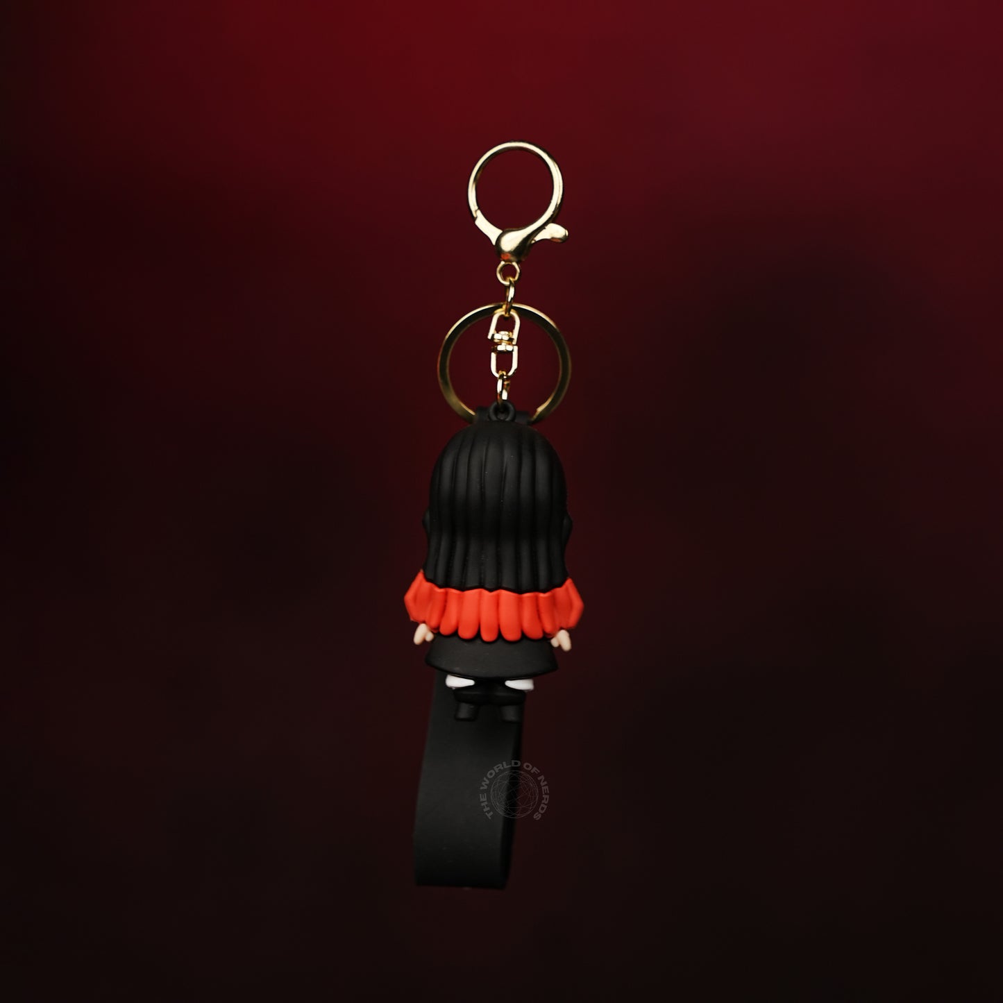 Nezuko Kamado Minimal Chibi Anime Keychain