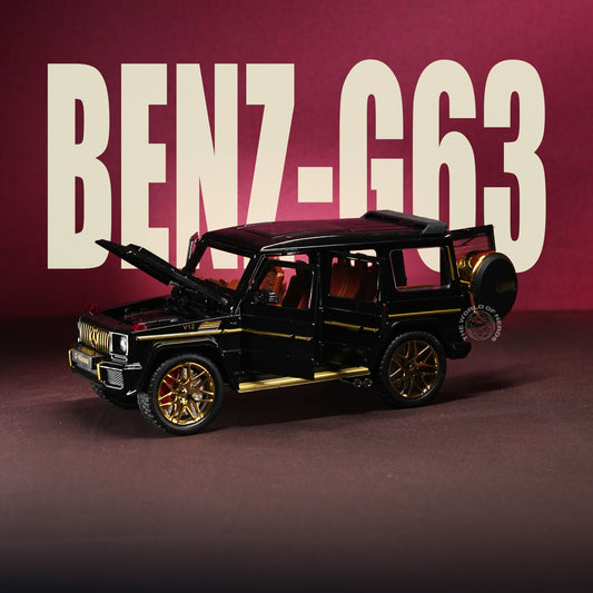 Luxury on Wheels: Black Mercedes-Benz G-Class Scale Car