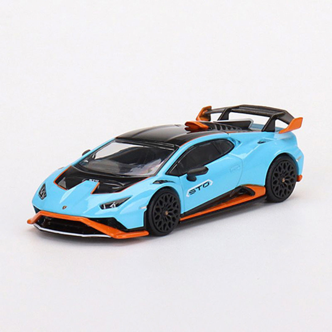 Lamborghini Huracan STO – CCA Blue with Case - The World Of Nerds
