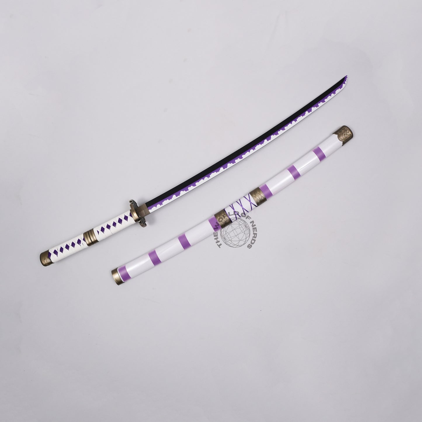 Nidai Kitetsu Monkey D. Luffy Wooden Katana – One Piece Anime Sword