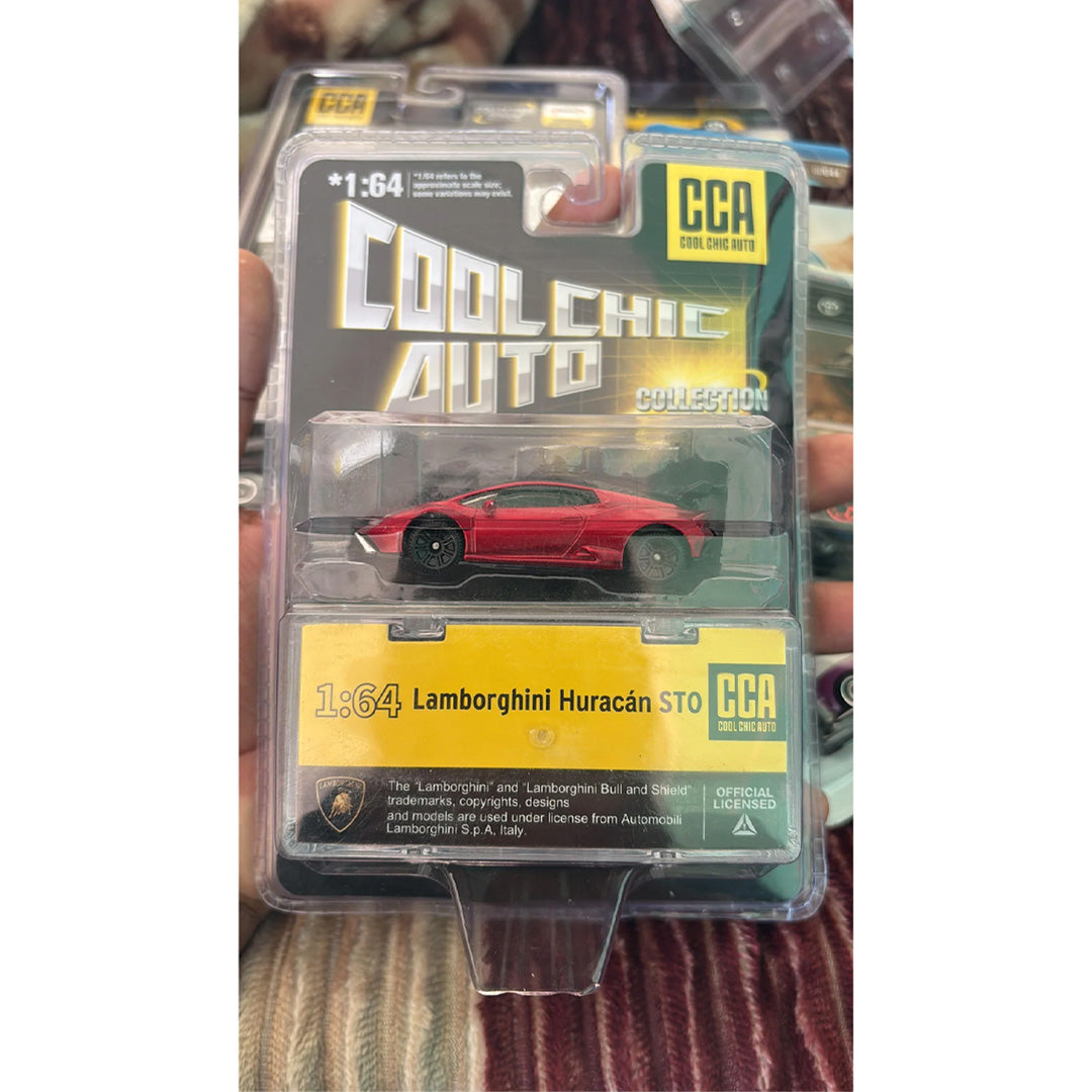 Lamborghini Huracan STO – CCA Red with Case - The World Of Nerds
