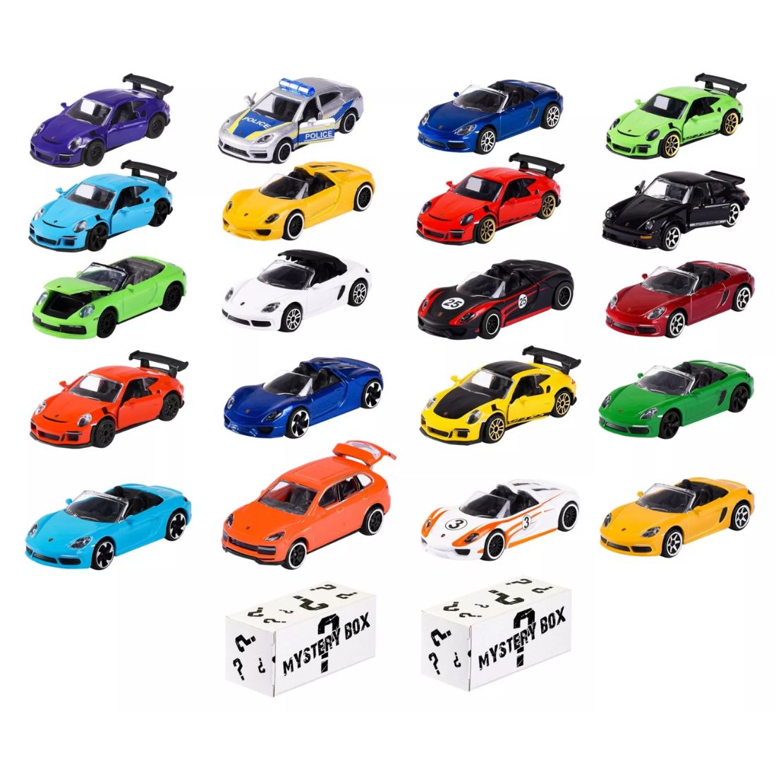 MAJORETTE PORSCHE EDITION-DISCOVERY PACK 20+2 MYSTERY CARS