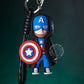 CAPTAIN AMERICA IN BLACK COAT KEYCHAIN