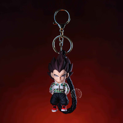 Vegeta Keychain in Hoody - Perfect Gift for Dragon Ball Fans