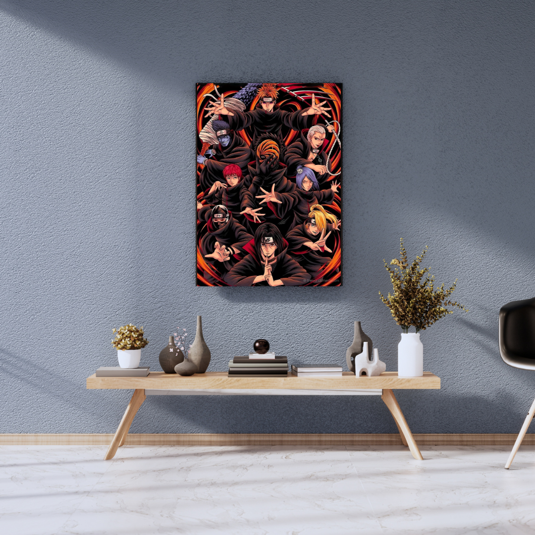 Naruto Shippuden – Akatsuki Members A3+ HD Wall Poster - The World Of Nerds