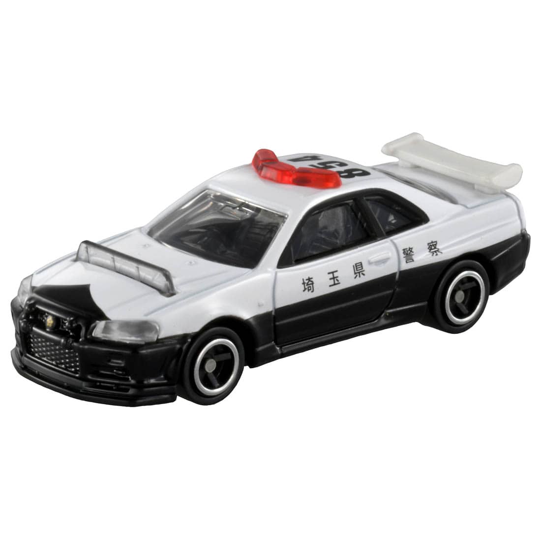 TOMICA NO 1 NISSAN SKYLINE GT-R(BNR34)POLICE CAR-SCALE-1:62