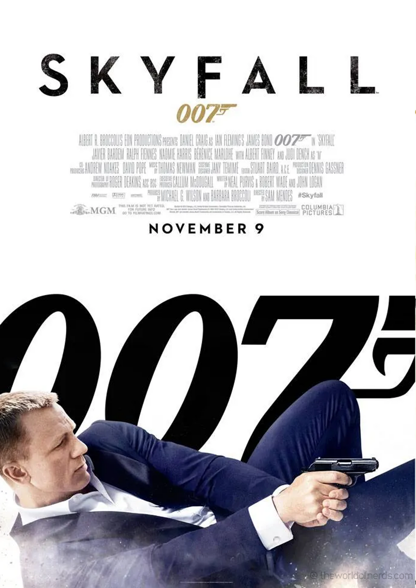 007 Skyfall Poster A3+ Size - The World Of Nerds