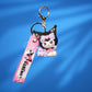 Kuromi Princess Cartoon Strap Keychain