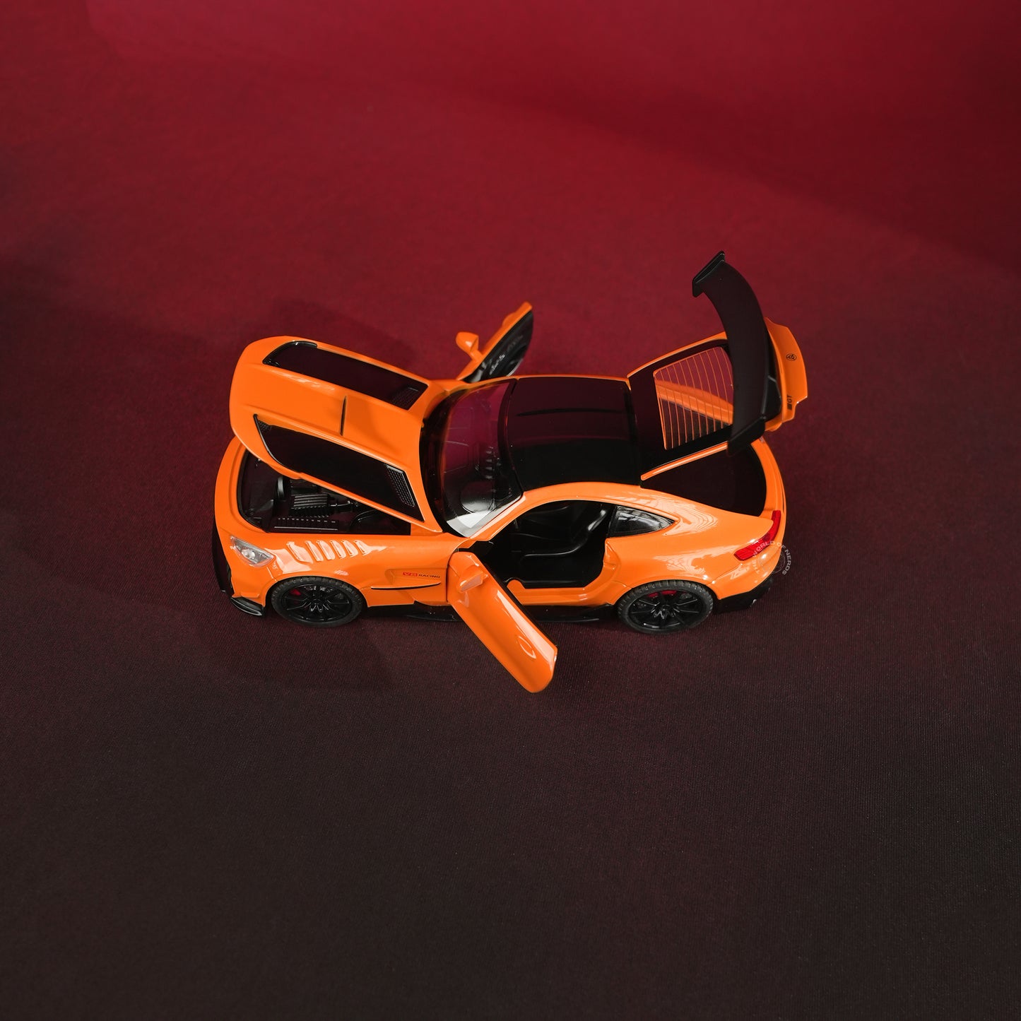 Mercedes-AMG GT R Orange Model Car - 1:22 Scale Diecast