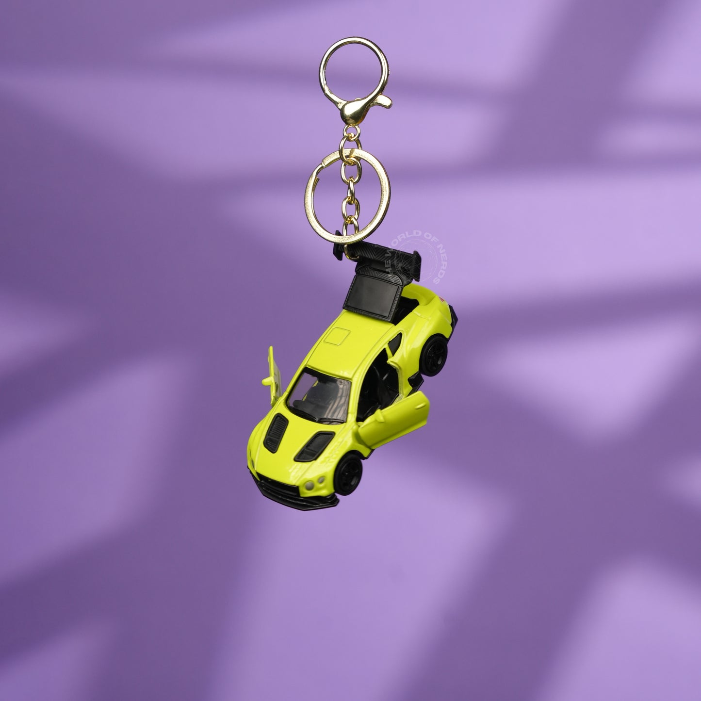 Green Bentley Sports Car Keychain