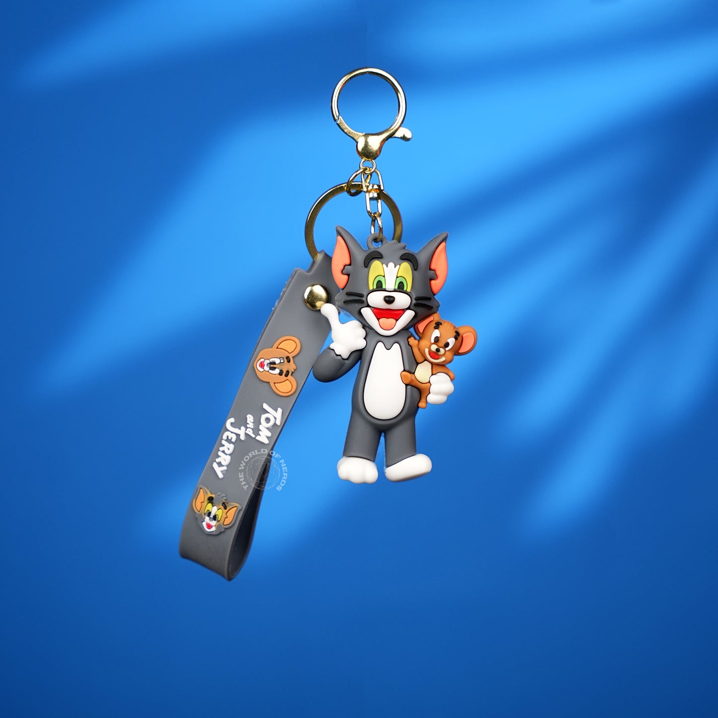 Tom & Jerry Thumbs Up Cartoon Strap Keychain
