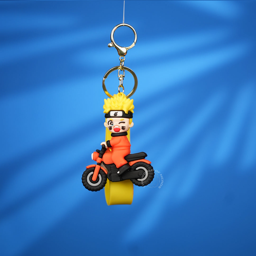 Naruto Uzumaki Bike Ride Keychain