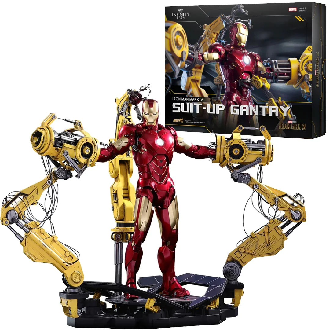 Iron Man Mark 4 Armor with Suit-Up Gantry 1:10 Scale – ZD Toys 10th Anniversary Collectible - The World Of Nerds