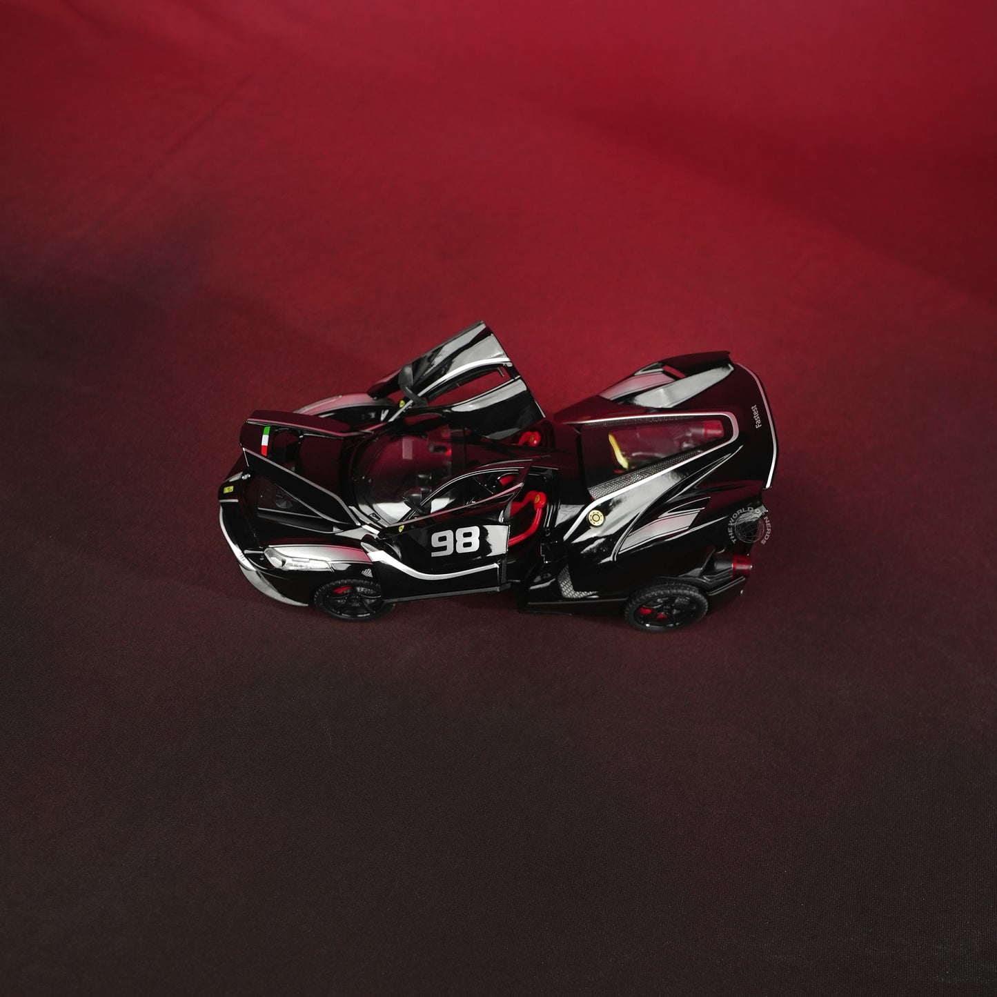Ferrari FXX-K Diecast Model Car – 1:22 Scale (Black)
