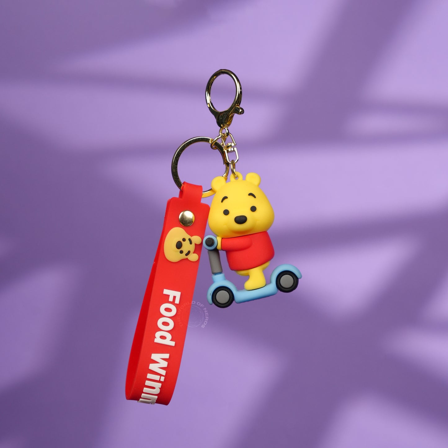 Winnie Bear Scooter Strap Keychain