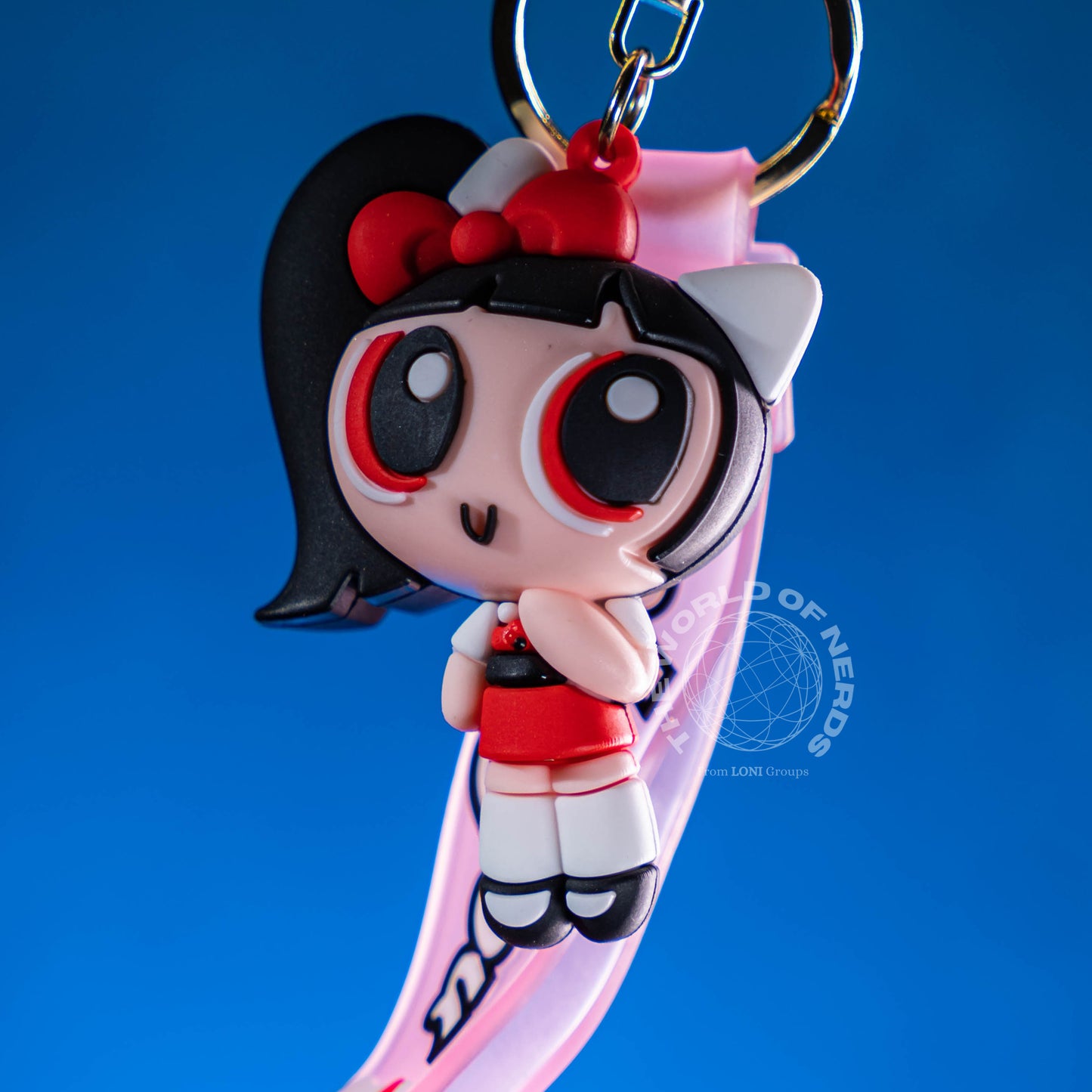 BLOSSOM THE POWERPUFF GIRLS KEYCHAIN