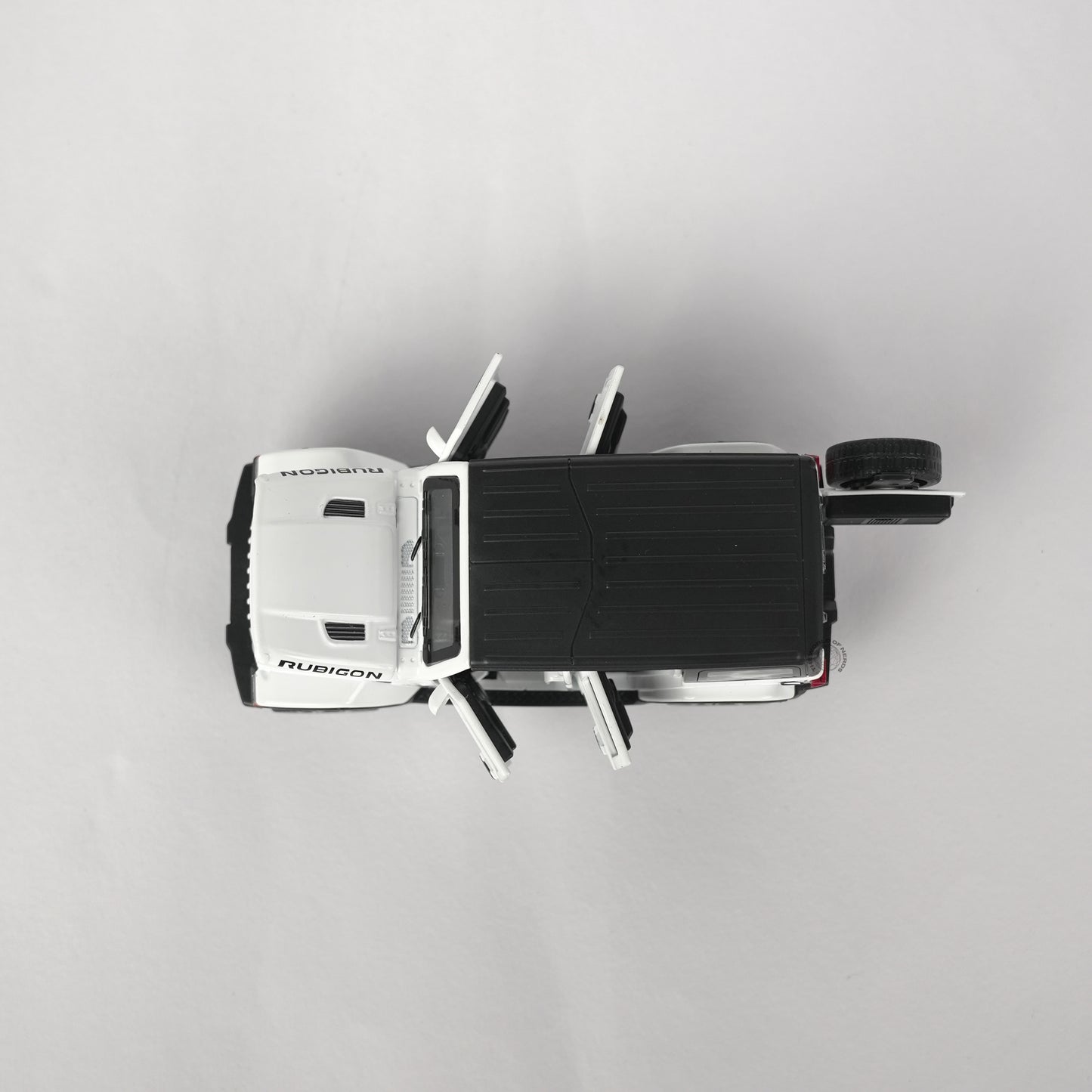 Jeep Wrangler Rubicon White Model Car - 1:32 Scale Diecast