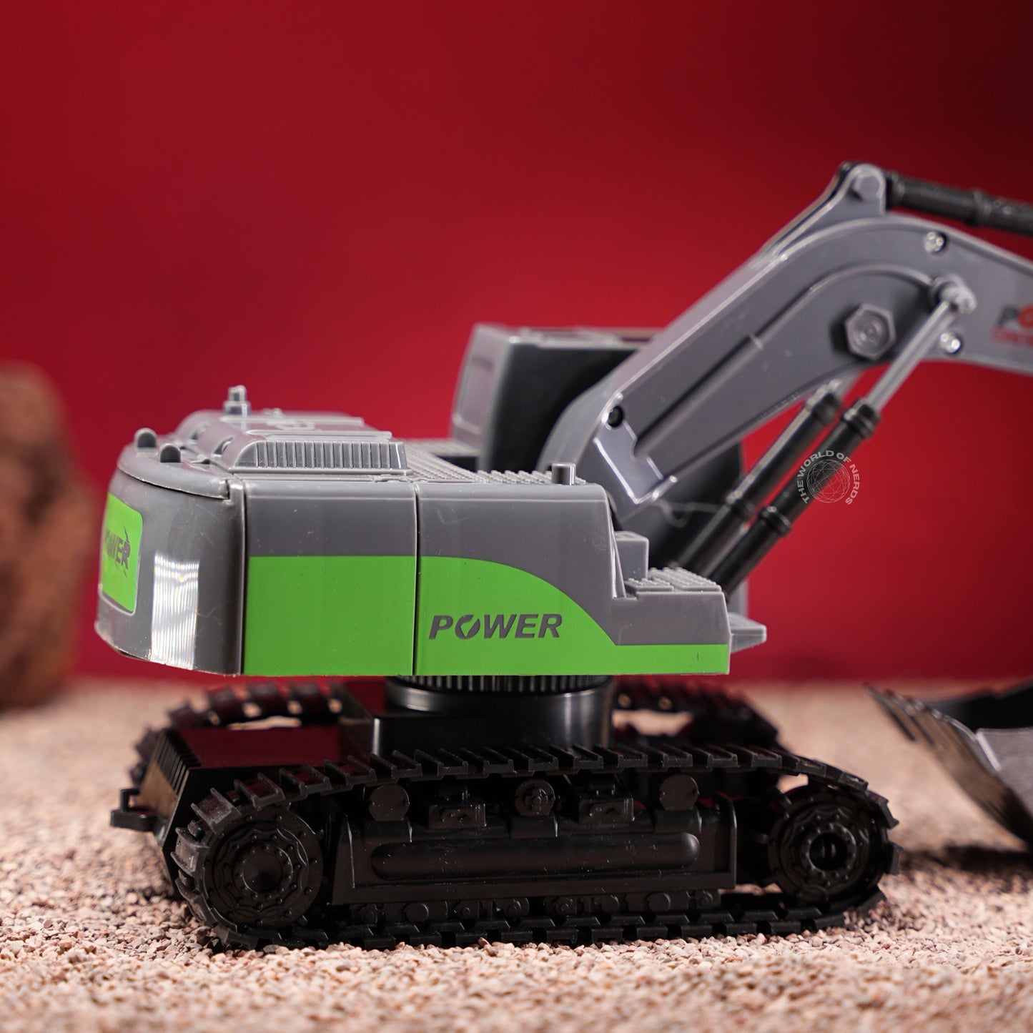 Remote Control Construction Excavator Grey Colour Vehicle
