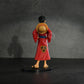 Straw Hat Luffy Ready for Battle in Traditional Robe