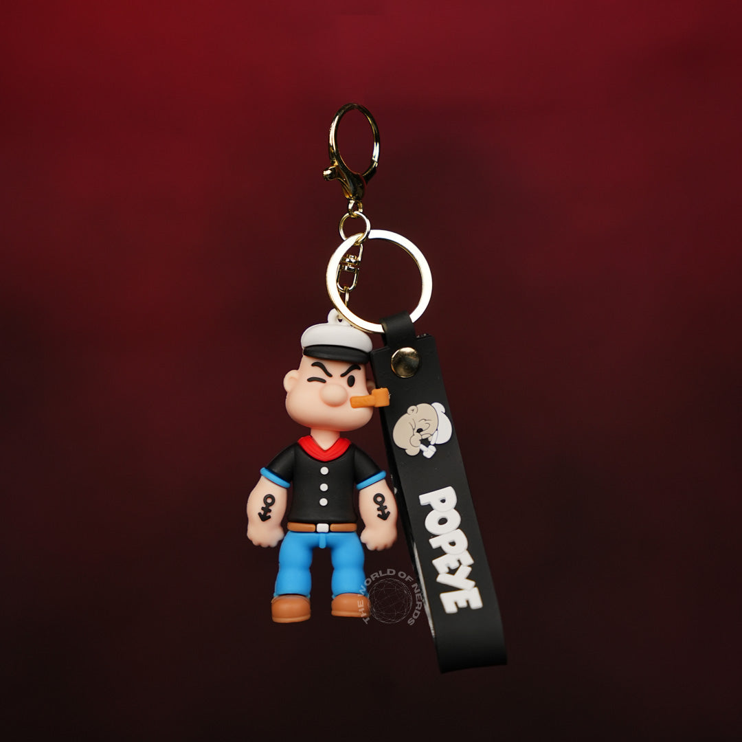 Popeye Cartoon Keychain