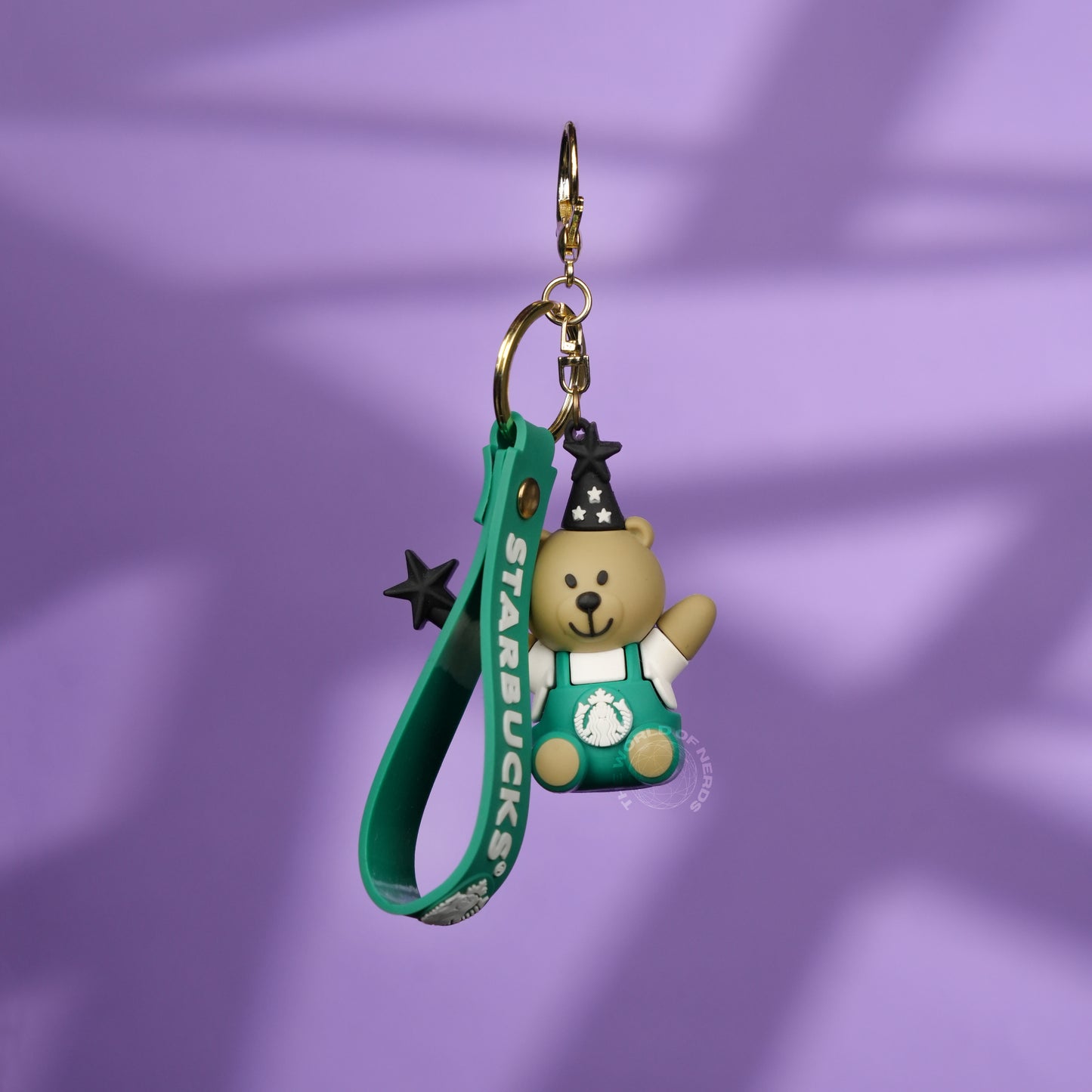 Teddy Bear Star Strap Keychain