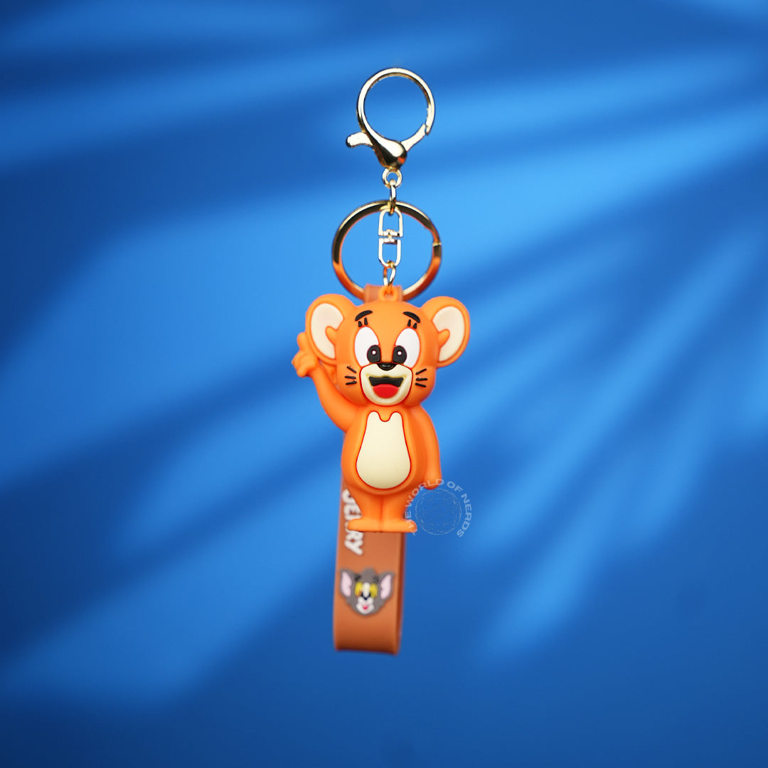 Jerry Cartoon Strap Keychain