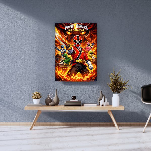 Samurai Hero Squad A3+ HD Action Wall Poster