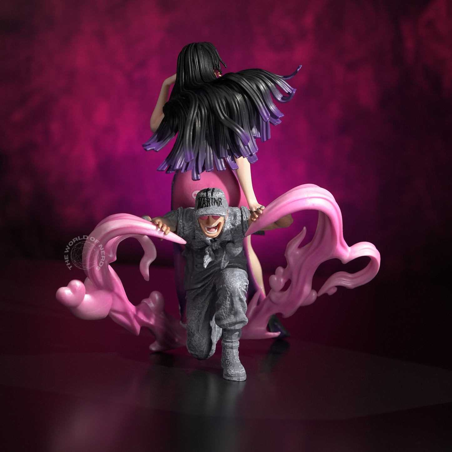Boa Hancock Action Figure 22cm – One Piece Anime Collectible with Pink Serpent Base - The World Of Nerds