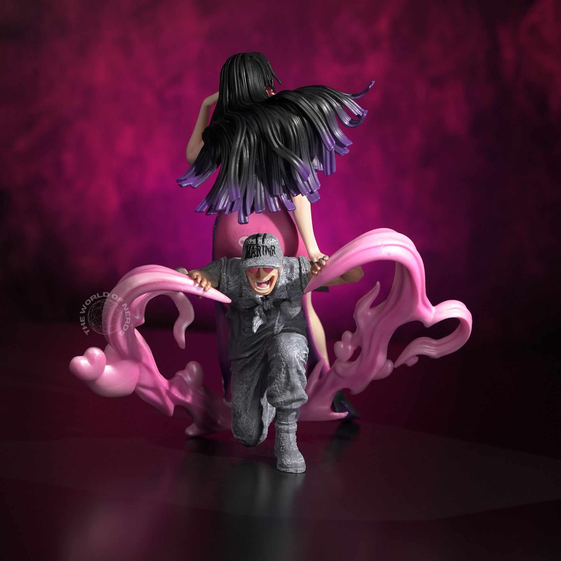 Boa Hancock Action Figure 22cm – One Piece Anime Collectible with Pink Serpent Base - The World Of Nerds