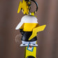 POKEMON PIKACHU WITH BASE BALL CAP KEYCHAIN