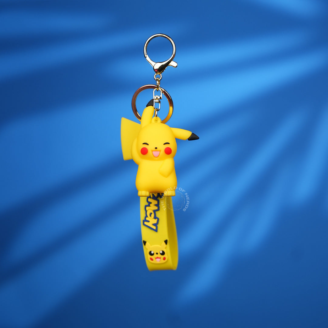 Pikachu Pokémon Cartoon Strap Keychain