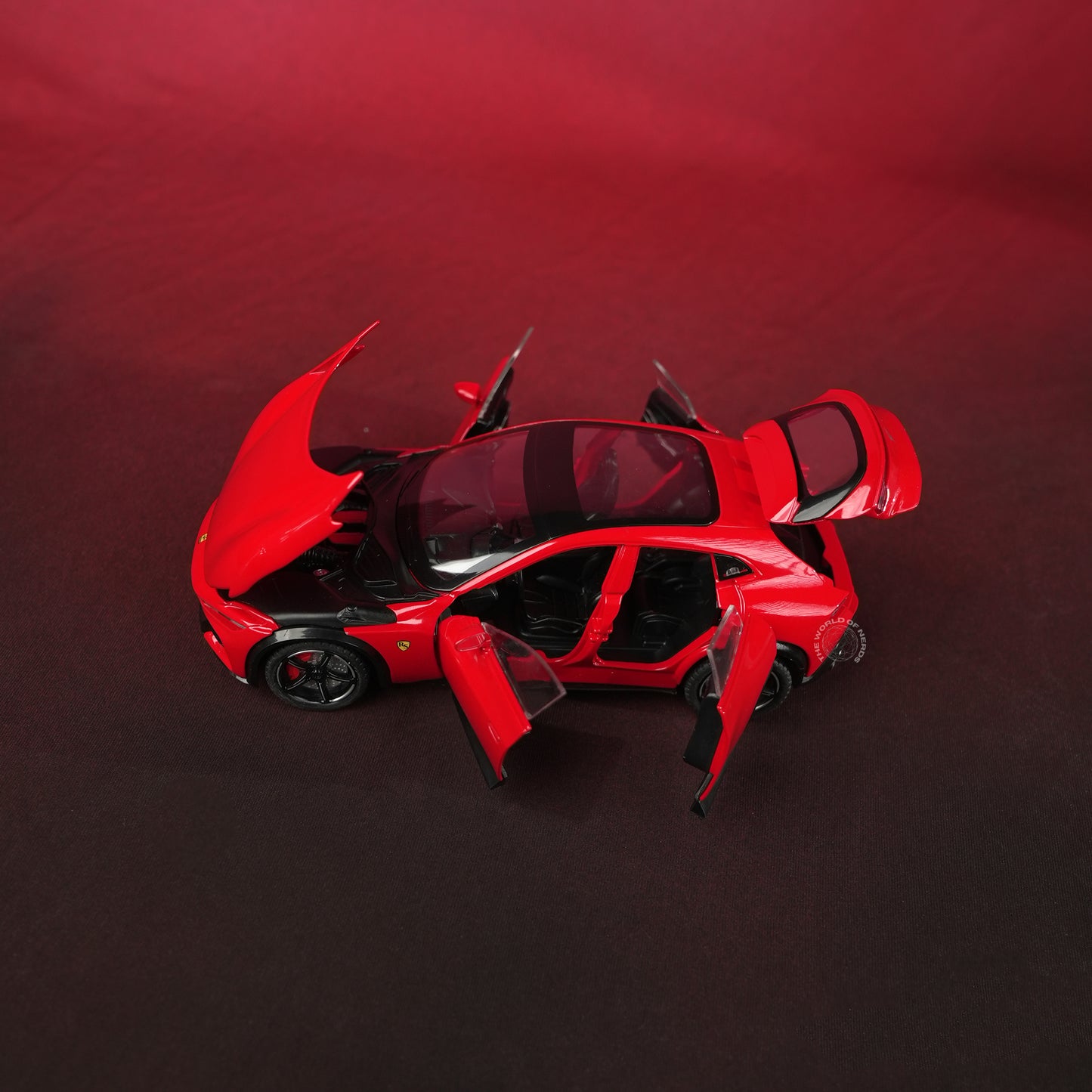 Ferrari Purosangue Diecast Model Car – 1:22 Scale (Red)