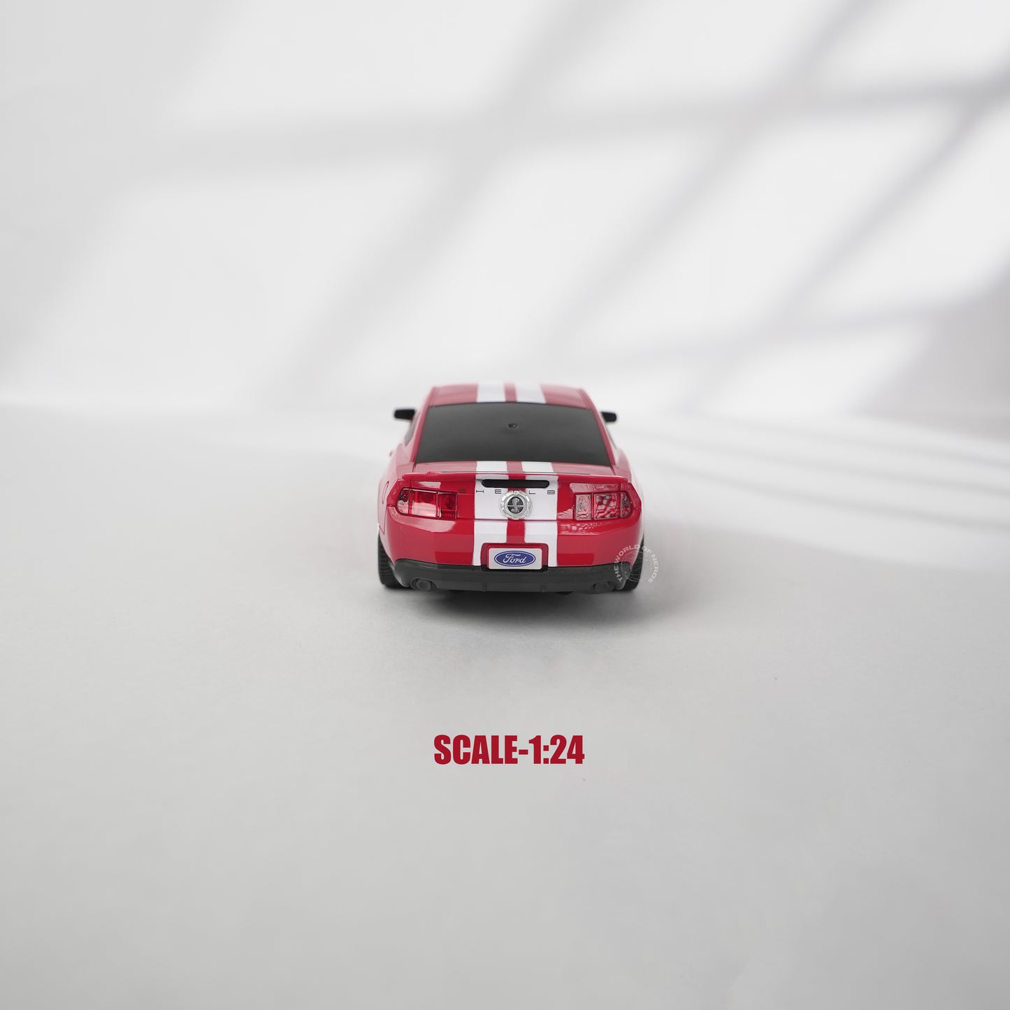 FORD MUSTANG SHELBY GT500- 1:24-RED-R/C LICENSED