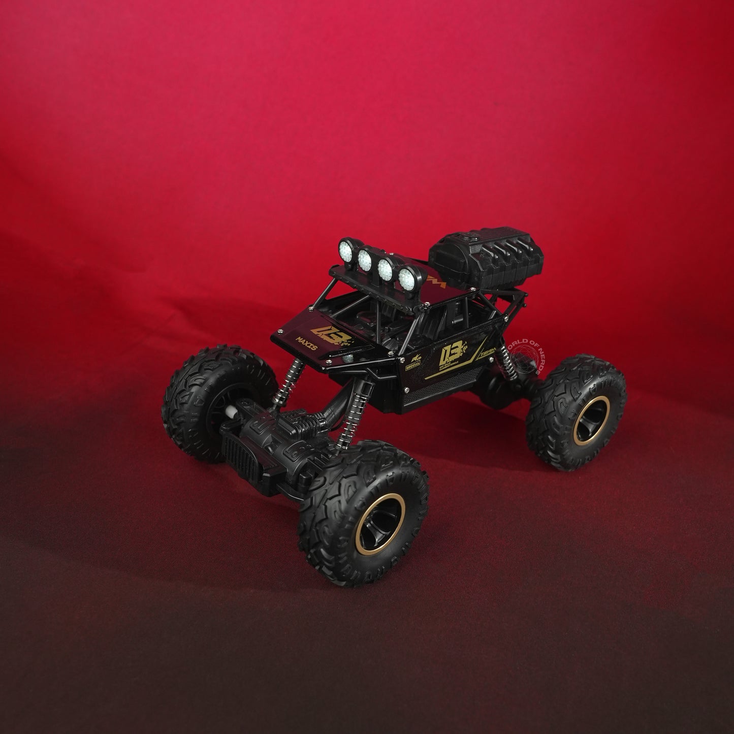 R/C-ROCK CRAWLER WITH SMOKE BLACK - The World Of Nerds