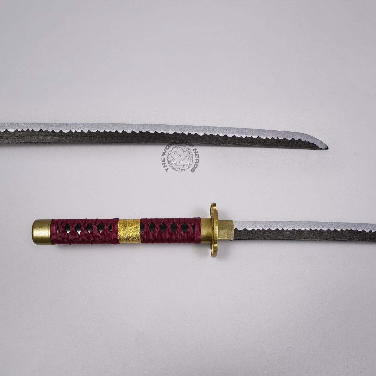 Zoro Red Sandai Kitetsu Wooden Katana – One Piece Anime Sword